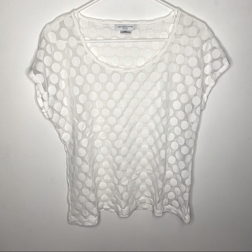 Liz Claiborne Sheer Top